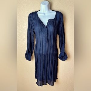 Lauren Ralph Lauren Navy Blue Swimsuit Coverup.  LIKE NEW CONDITION!  Wo…